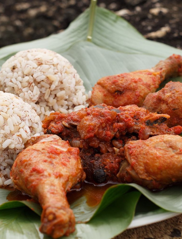 Ofada-Rice-and-Chicken-for 3 line in home